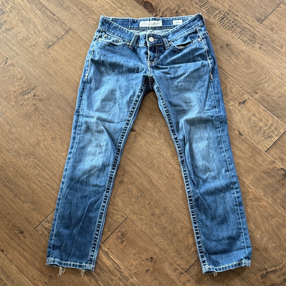 BKE Classic Straight Leg Jeans in Blue - Picture 1 of 3
